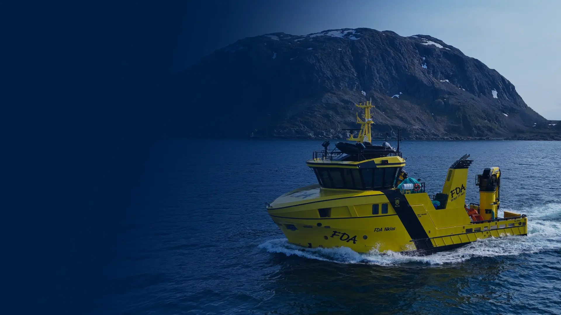 NAVY Electronics equipped vessel at sea